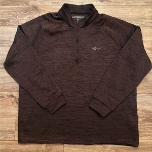 Greg Norman Brown Golf Pullover